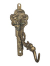 Ornate Brass-Tone Wall Hook