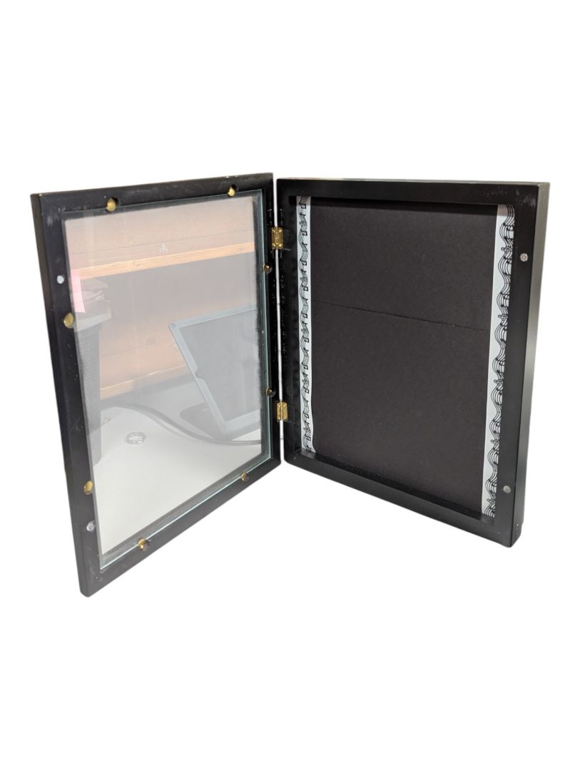 Black Music-Themed Shadow Box Display Frame