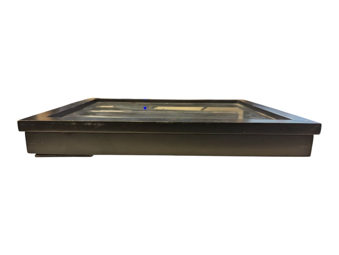 Black Music-Themed Shadow Box Display Frame