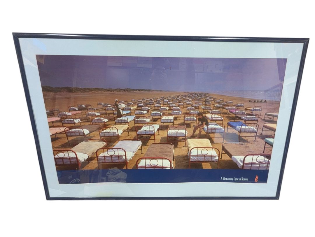 Pink Floyd “A Momentary Lapse of Reason” Framed Poster