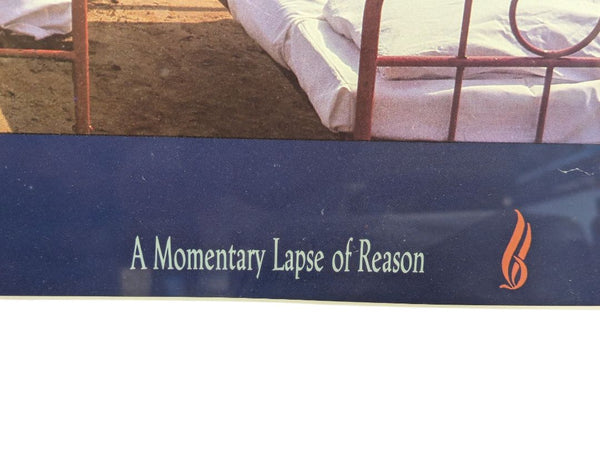 Pink Floyd “A Momentary Lapse of Reason” Framed Poster