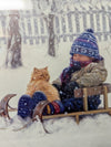 Robert Duncan “Winter’s Blanket” 1991 Framed Print