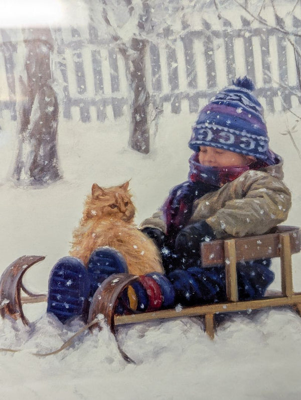 Robert Duncan “Winter’s Blanket” 1991 Framed Print