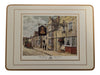 Set of 4 English Life Old English Inns Cork-Backed Placemats
