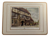 Set of 4 English Life Old English Inns Cork-Backed Placemats