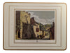 Set of 4 English Life Old English Inns Cork-Backed Placemats