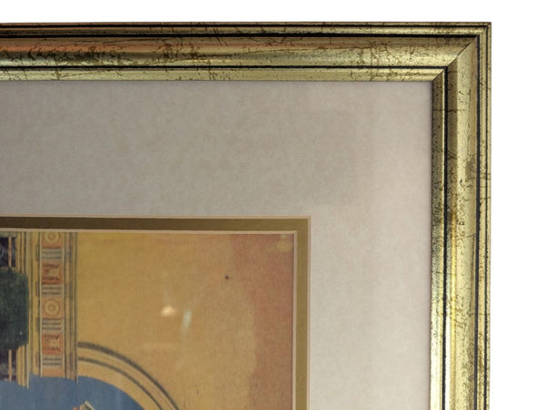 Donald Farnsworth “Architectural Arches and Columns” Framed Print