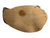 Turkey-Shaped Wood Serving Board with Metal Accents