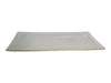 Lot of 2 Mid-Century Style Glass Serving Trays