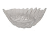 Clear Glass Leaf-Shaped Decorative Bowl