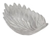 Clear Glass Leaf-Shaped Decorative Bowl