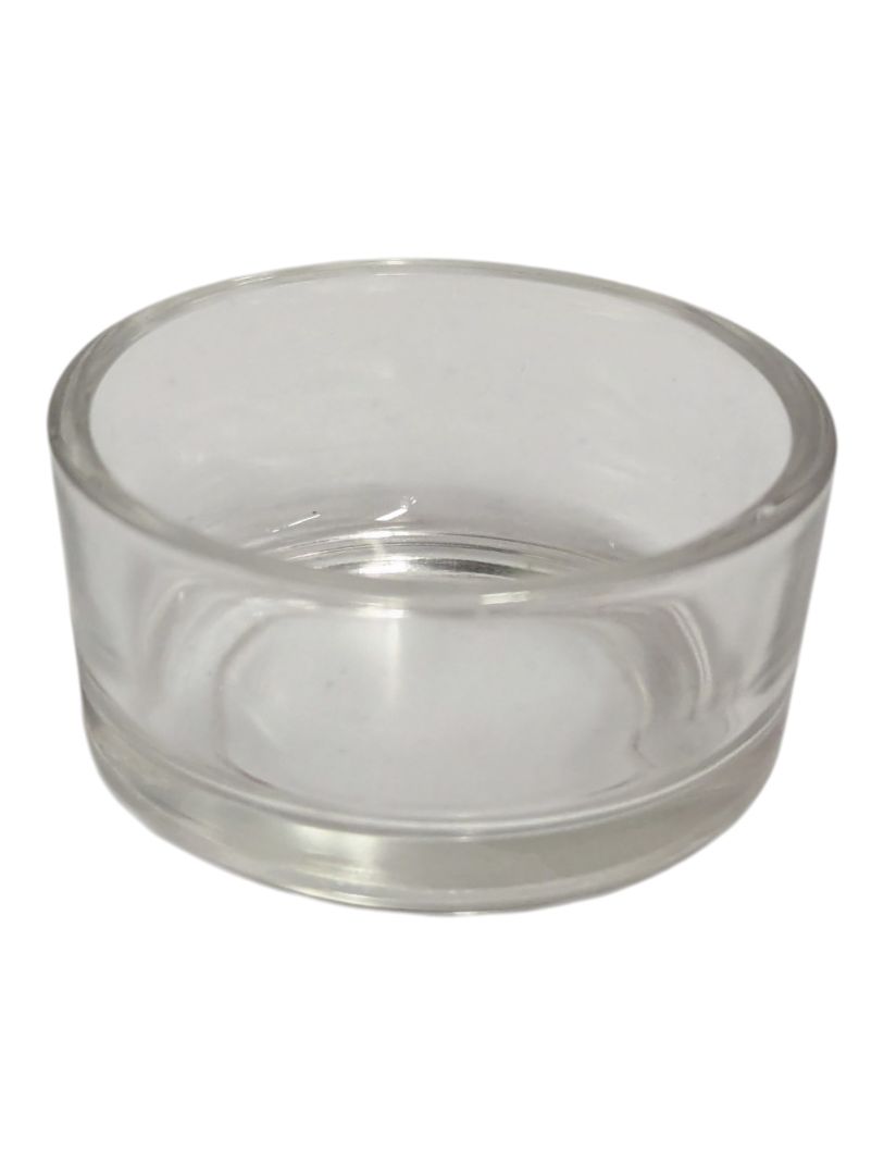 Lot of 30 Clear Glass Tea Light Candle Holders