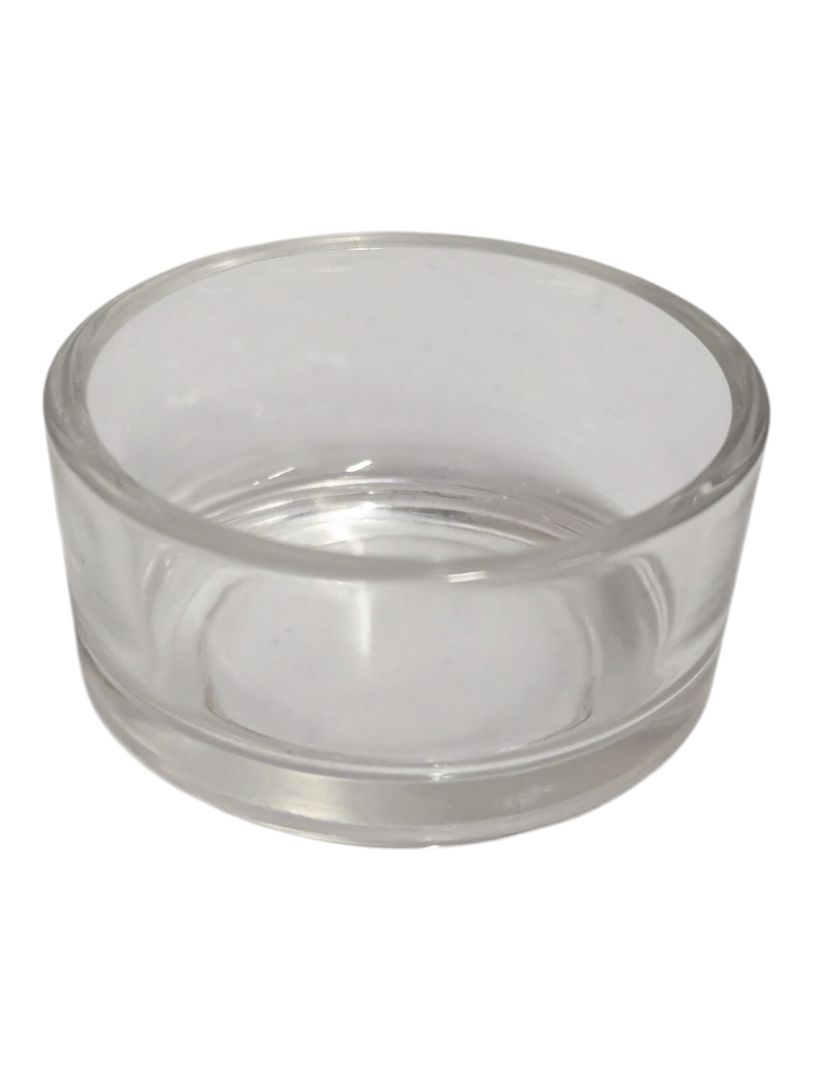 Lot of 30 Clear Glass Tea Light Candle Holders