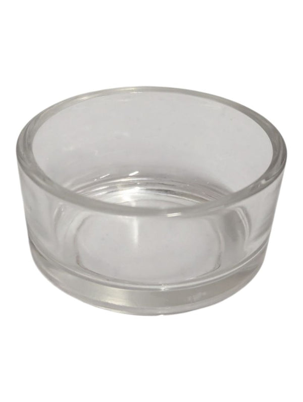 Lot of 30 Clear Glass Tea Light Candle Holders