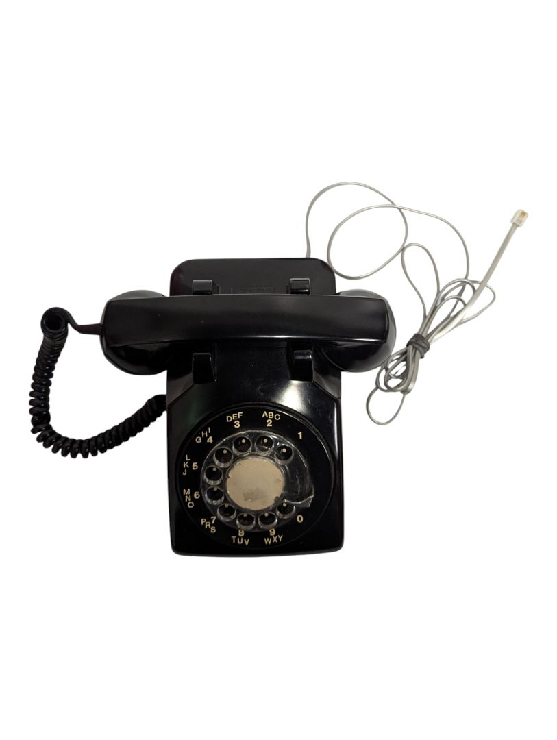 Vintage Northern Electric Black Rotary Telephone