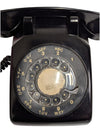 Vintage Northern Electric Black Rotary Telephone