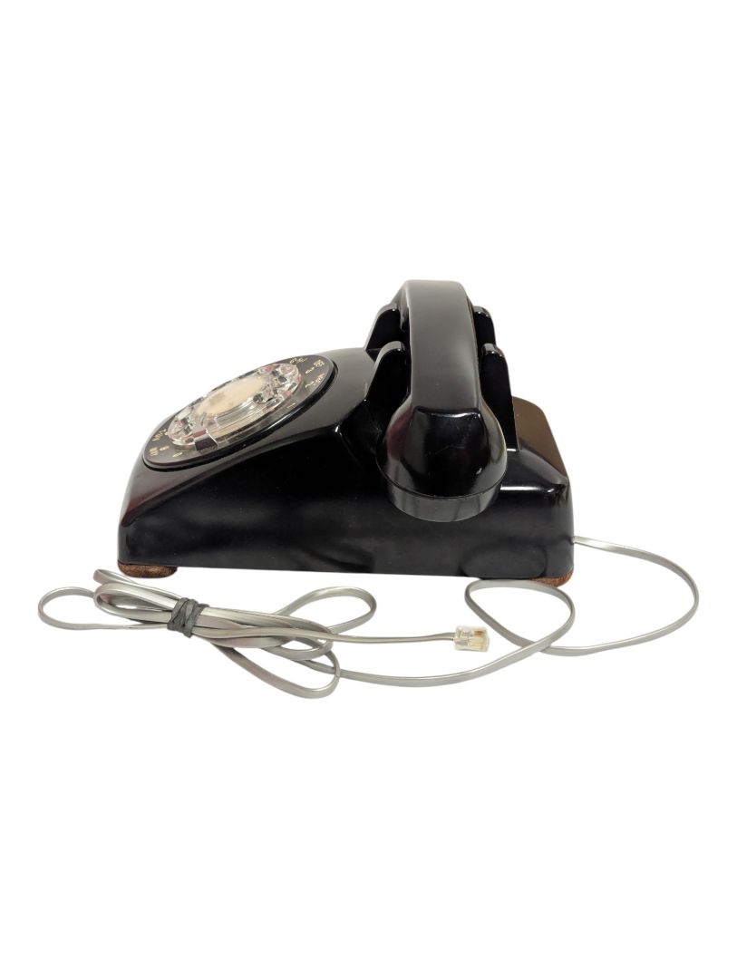 Vintage Northern Electric Black Rotary Telephone