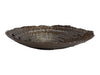 Textured Brown Glass Decorative Bowl
