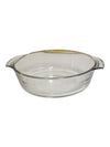 Lot of 2 Vintage Glass Casserole Dishes