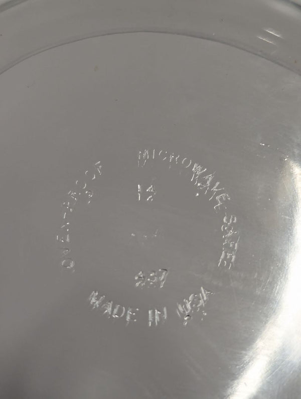 Lot of 2 Vintage Glass Casserole Dishes