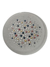 Pair of Textured Art Glass Plates