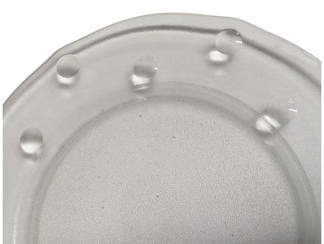 Pair of Textured Art Glass Plates
