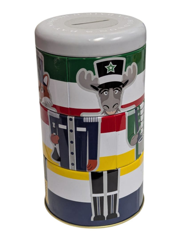Hudson’s Bay Nutcracker Rotating Tin Coin Bank