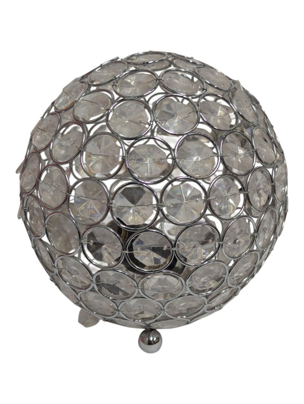 Crystal-Style Globe Accent Lamp