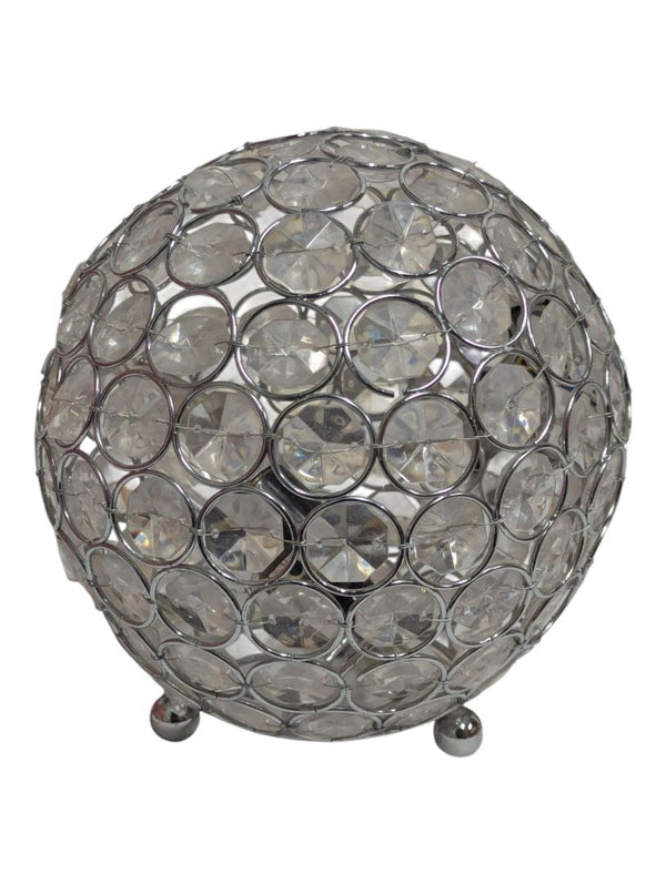 Crystal-Style Globe Accent Lamp
