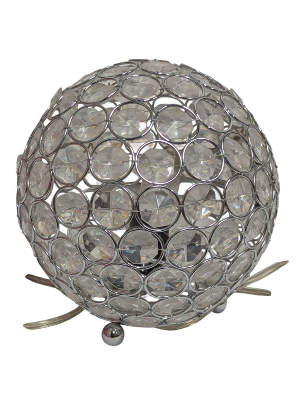 Crystal-Style Globe Accent Lamp