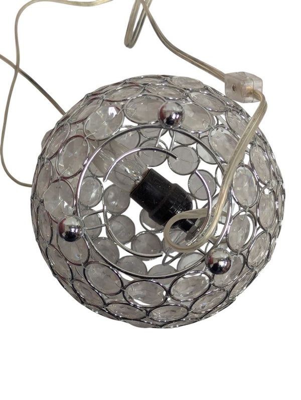 Crystal-Style Globe Accent Lamp