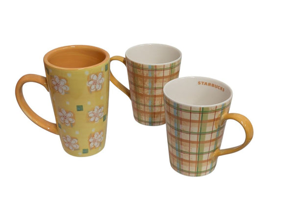 Set of 3 Starbucks Ceramic Coffee Mugs