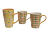 Set of 3 Starbucks Ceramic Coffee Mugs