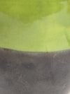 Two-Tone Green & Charcoal Ceramic Planter