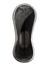 Modern Sculptural Polished Aluminum Vase