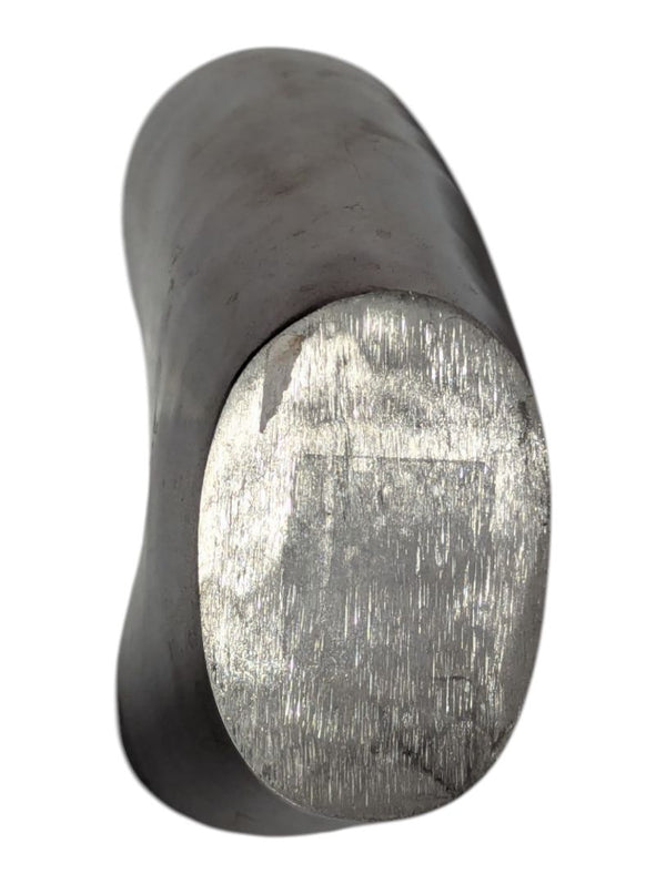 Modern Sculptural Polished Aluminum Vase