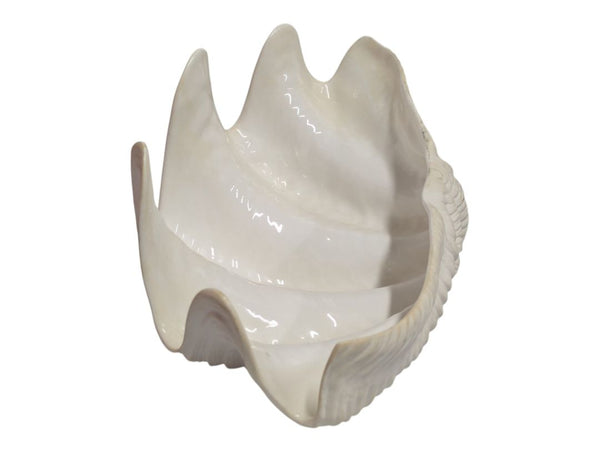 Handmade Fine Bone China Sculptural Shell Bowl