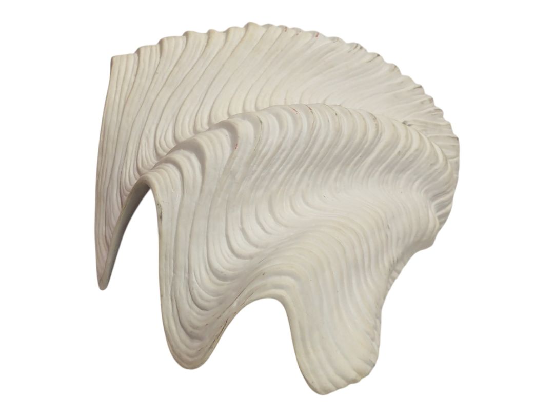 Handmade Fine Bone China Sculptural Shell Bowl