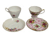 Vintage English Bone China Teacup & Saucer Lot