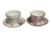 Vintage English Bone China Teacup & Saucer Lot