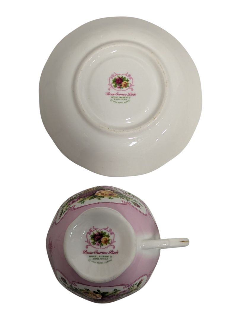 Vintage English Bone China Teacup & Saucer Lot