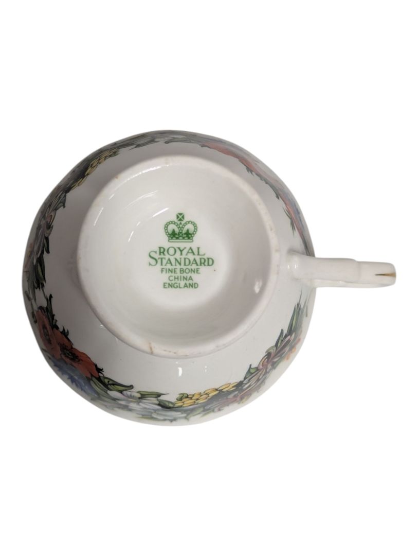 Vintage English Bone China Teacup & Saucer Lot