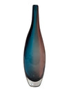 Max Cocco Teal & Plum Art Glass Vase