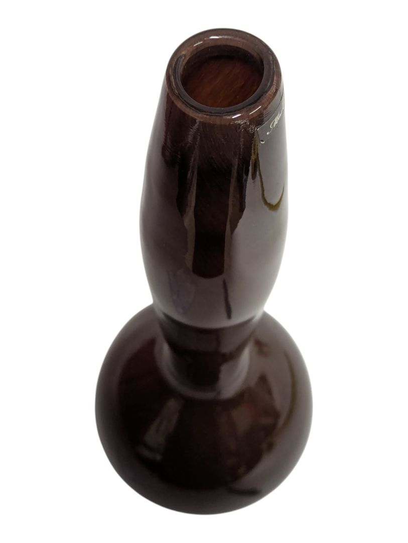 Max Cocco Tall Brown Art Glass Vase
