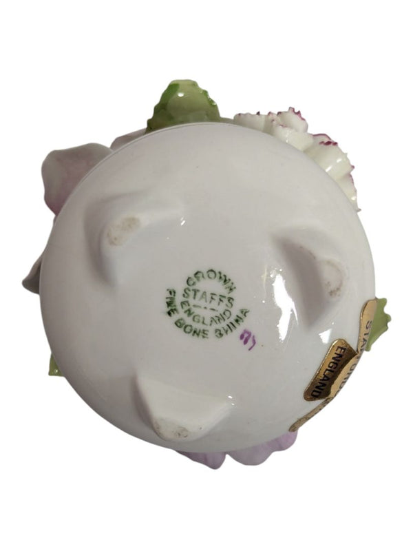 Crown Staffordshire England Porcelain Floral Posy