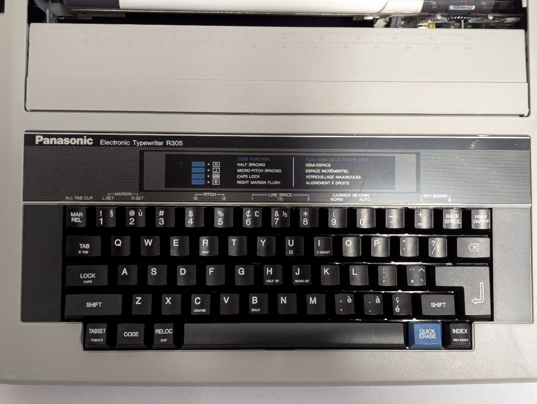 Panasonic KX-R305 Electronic Typewriter