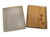 Wooden Memorial Guest Book with Maple Leaf Design