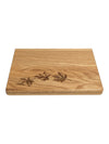 Wooden Memorial Guest Book with Maple Leaf Design