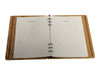 Wooden Memorial Guest Book with Maple Leaf Design