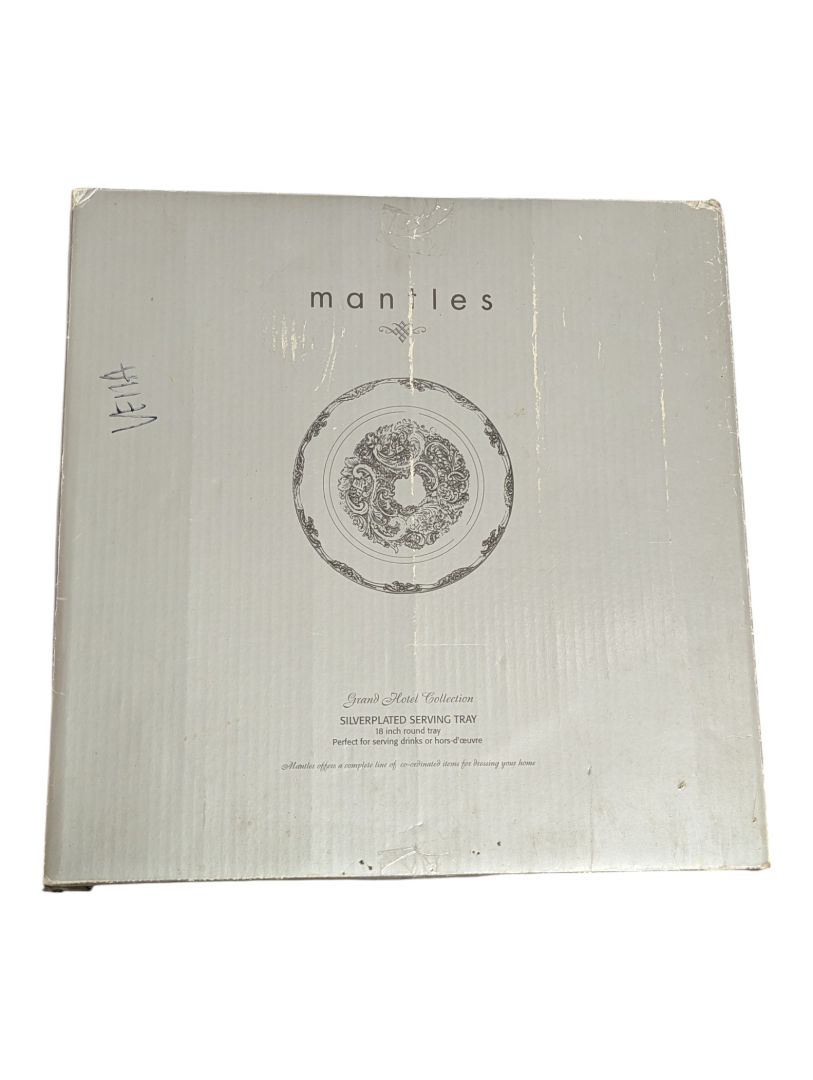 Mantles Grand Hotel Collection Silverplated Tray